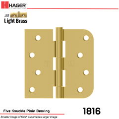 Hager 1816 US3LB Full Mortise Hinge Stock No 069010