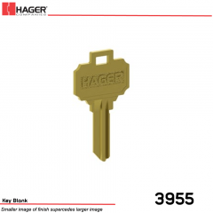 3955 Key Blank 5-Pin Schlage C Keyway Stock No 096173