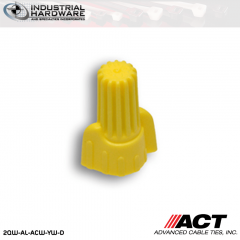 ACT AL-ACW-YW-D Yellow Wing Wire Connector 5000 Pcs/Case