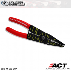 ACT AL-WS-CRP Terminal Crimper - Wire Stripper Tool