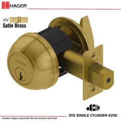 Hager 3115 2-3/4 US4 SCC MK Grade 1 Deadlock Stock No 097860