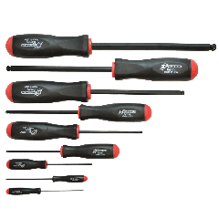 Ball End with Prohold Tip 9pc Metric Screwdriver Set 1.5-10mm (74699) (PBSX9M)