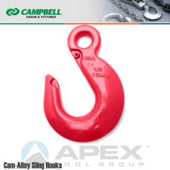 Campbell #5641615 1 in. Cam-Alloy Eye Sling Hook - Grade 80 - Painted Red