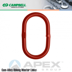 Campbell #5687015 2 in. Cam Alloy Oblong Master Link - Grade 80 - Painted Red