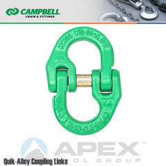 Campbell #5779165 3/4 in. Quik Alloy Coupling Link - Grade 100 - Painted Green