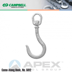Campbell #7380101 1/2 in. Loose Swivel Eye Come-Along Hook