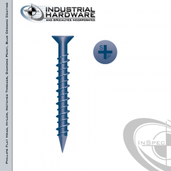 CF336, concrete screws, 3/16 x 2-1/4 concrete fasteners