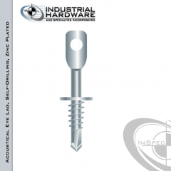 1/4 x 2 Self-Drilling Acoustical Eye Lag Screws Zinc Plated For Suspended Ceiling