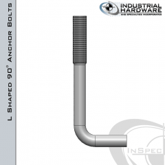 Fig.121 Plain L-Shaped Anchor Bolt 1/2-13 in. x 8 in.