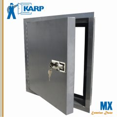 Karp MX 36 in. x 36 in. Exterior Wall Access Door-Lift And Turn Compression Latch With Key From Stainless Steel