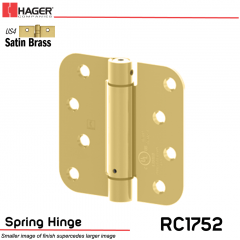 Hager 1752 US4 Full Mortise Hinge Stock No 170421