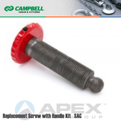Campbell #6501101 Repair Screw w/Handle Kit For SAC (Screw Adjusted Cam) Clamp 1 Metric Ton WLL