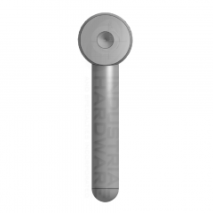 5J-316SS: 1/2 x 12 in. Blank Rod End From Self-Colored Drop-Forged Stainless Steel Type 316