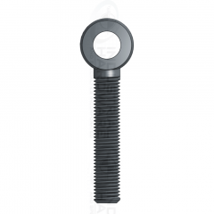 6A-MACH: 5/8-11 x 3-1/2 in. Machined Rod End From Black Oxide Drop-Forged Carbon Steel C1030/1035