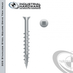 X1QSS, stainless steel screws, 7 x 1-5/8 stainless steel fasteners
