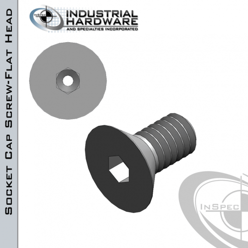 Stainless Socket Flat Head Vented Cap Screw 10 24 X 1 2
