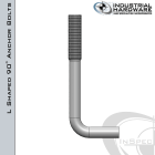 Fig.121 Plain L-Shaped Anchor Bolt 1/2-13 in. x 16 in.