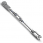 Adjustable Length Tie Rod Assembly with Off-Center Turnbuckle Configurator
