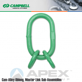 Campbell C-502 Grade 100 System 10 Cam-Alloy Foundry Hook Painted Green 3/4 Trade 35300 lbs Working Load Limit 9.25 Inside Length 