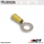 ACT AL-R4C-56-C Yellow Vinyl Ring Terminal 12-10 AWG 1000 pc/Case