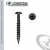 Face Framing #7 Phillips Pan Head 6-20 x 1-1/2 Type 17 Black Oxide Coated Woodworking Screws