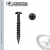 Face Framing #7 Phillips Pan Head 6-20 x 1-1/4 Type 17 Black Oxide Coated Woodworking Screws