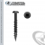 Face Framing #7 Square Drive Pan Head 6-9 x 1-1/2 Type 17 Black Oxide Coated Woodworking Screws
