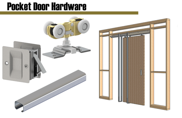 Industrial Hardware offers the highest quality pocket door accessories and kits.