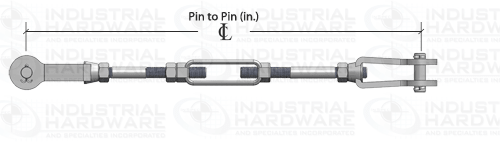 Tie Rod Assembly Pin To Pin Dimension